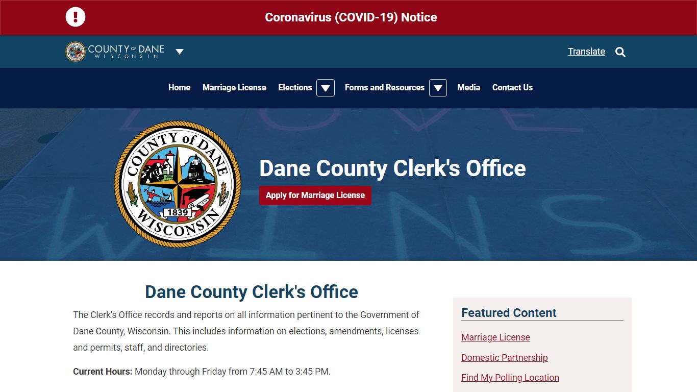 Dane County Clerk's Office